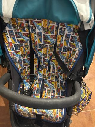 Colchoneta Bugaboo con estampado Justice League