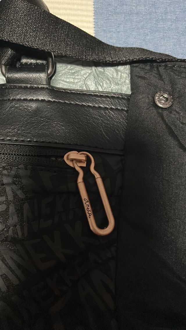 Mochila Anekke Mujer Negra Multicolor