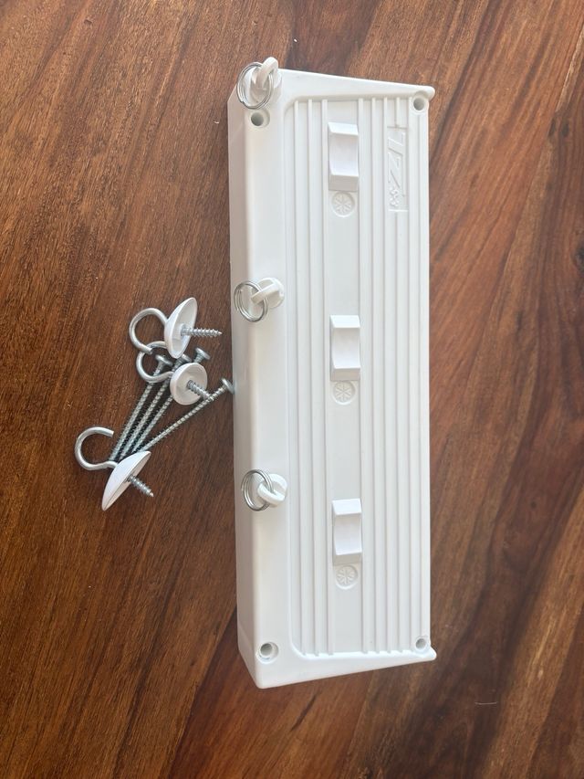 Tendal extensible blanco