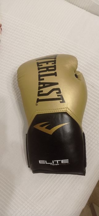 Guantes de Boxeo Everlast Elite Dorados