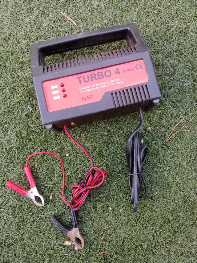 Cargador Batería Coche Turbo 4 12V