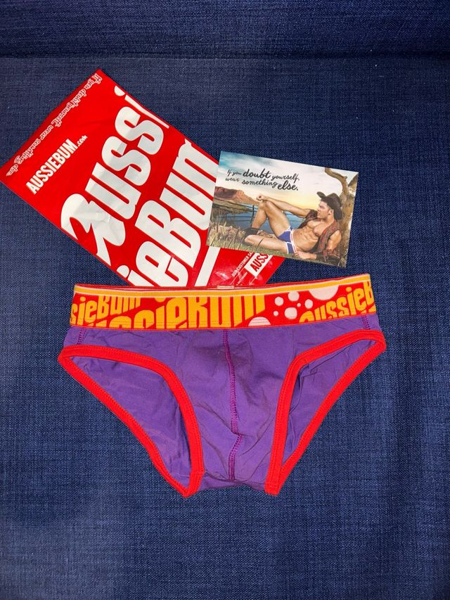 Slip morado Aussiebum talla S