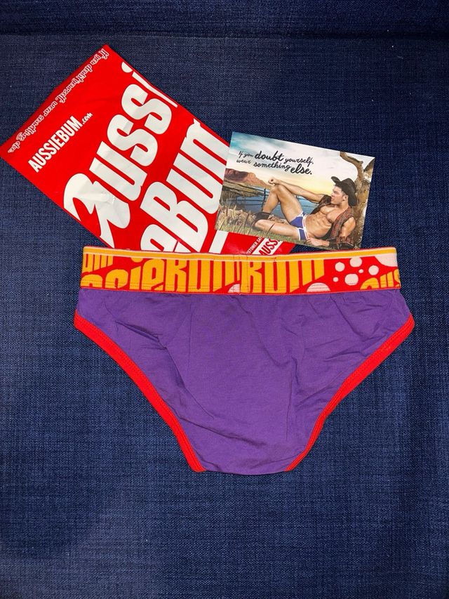 Slip morado Aussiebum talla S