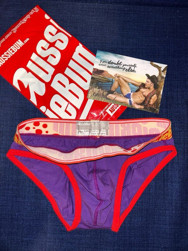 Slip morado Aussiebum talla S