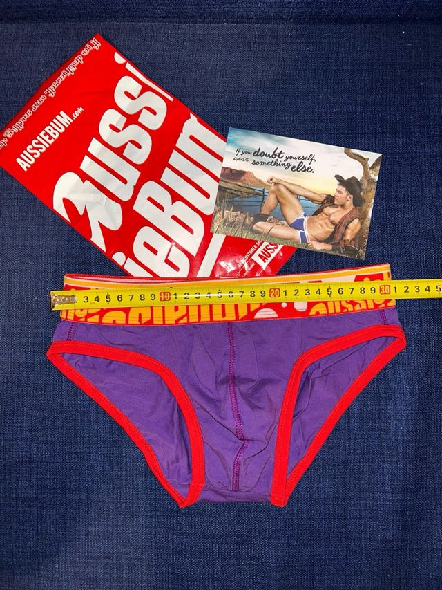 Slip morado Aussiebum talla S