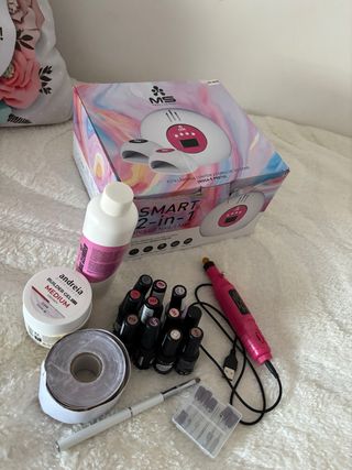 Kit de Unhas de gel com Cabine UV MS Professional 