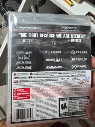 Metal Gear Solid Legacy Collection PS3 Precintado