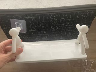 Estanterías de baño blancas