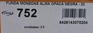 Funda Pardo 20 huecos 33mm