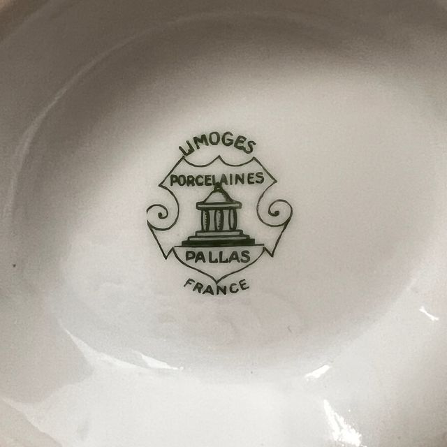 Açucareiro de porcelana Limoges Pallas