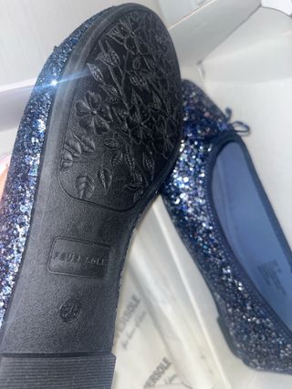 Bailarinas FEVERSOLE azules talla 37.5