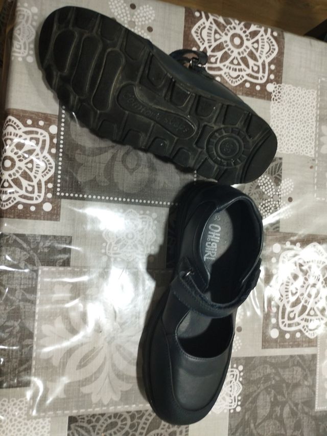 Zapatos colegiales niña talla 35-36