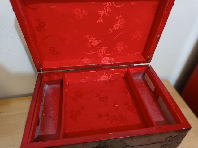 Joyero Vintage Chino con Grullas