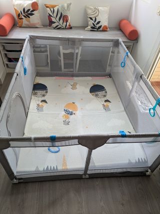 Parque infantil 120x160 con dos suelos de regalo