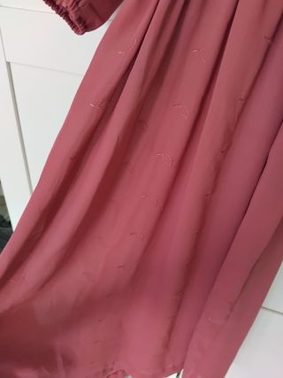 Vestido vintage rosa elegante