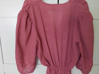 Vestido vintage rosa elegante