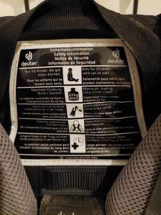 Mochila Portabebés Excursión