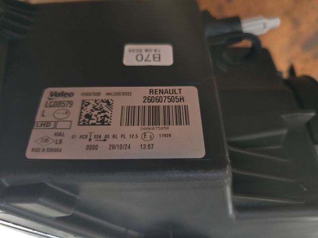 Faro Izquierdo Halógeno Megane 4