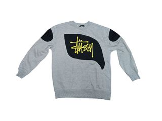 Stussy Crewneck Sweatshirt Rework Handmade