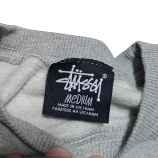 Stussy Crewneck Sweatshirt Rework Handmade
