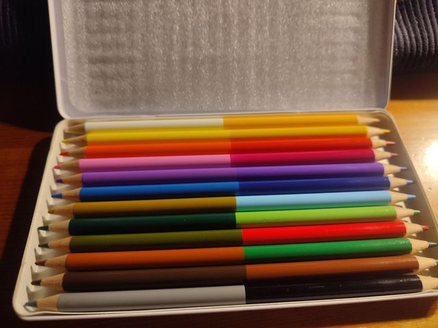 Lápices de Colores Dobles Paper Poetry