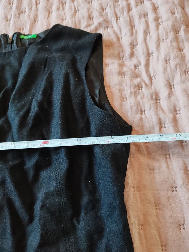 Tubino nero Benetton taglia L