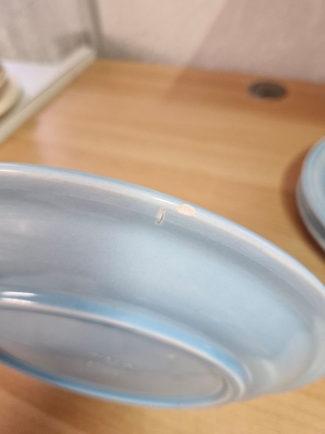 Set 4 Piatti Azzurri