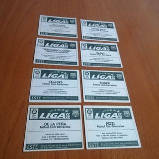 Lote cromos F.C. Barcelona
