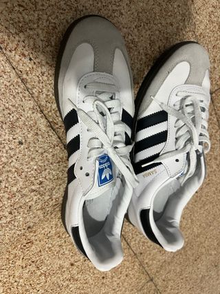 Adidas Samba Blancas y Negras