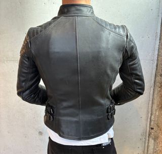 Chaqueta moto de cuero REV'IT! Bellecour Negra