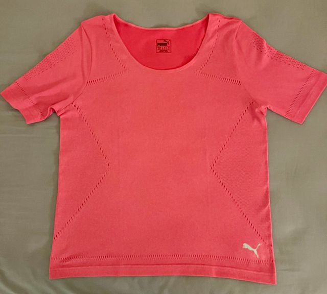 Camiseta Fitness Rosa Puma