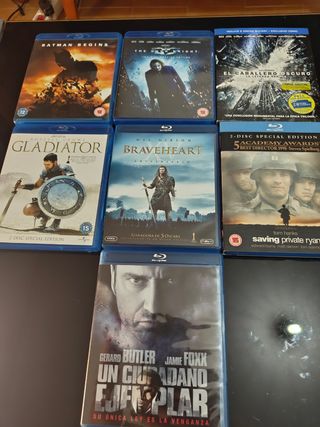 Películas Blu-ray: A 10€ unidad o pack 50€
