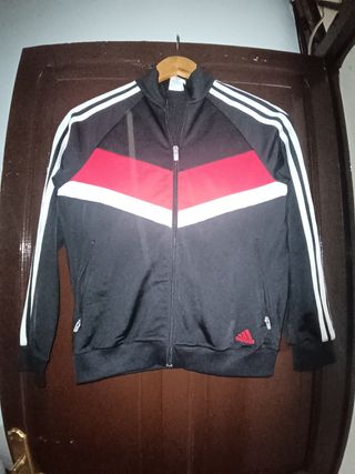 Sudadera Adidas Negra y Roja
