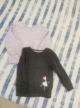 Pack 2 sudaderas niña