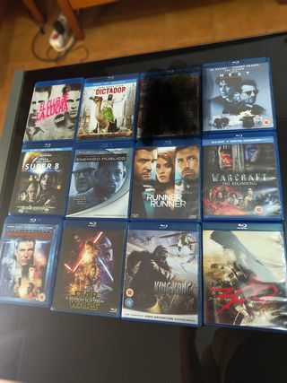 Películas Blu-ray A 7€ unidad mínimo 3 películas