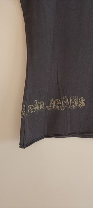 Camiseta Calvin Klein Jeans Marrón Talla S