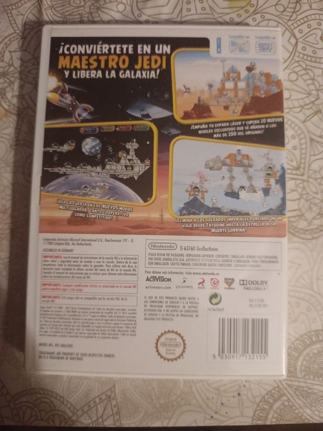 Juego Wii Angry Birds Star Wars