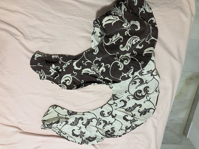 Cojín de maternidad tipo C de algodón + 2 fundas