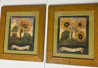 2 Cuadros de Girasoles