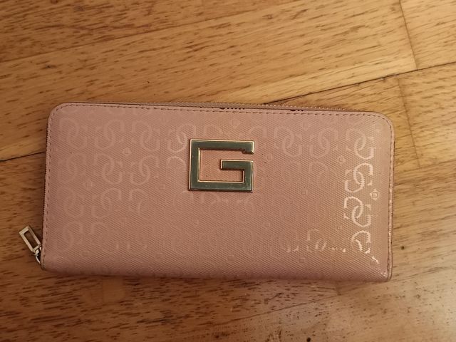 Portafoglio Guess Original rosa 20x10 cm