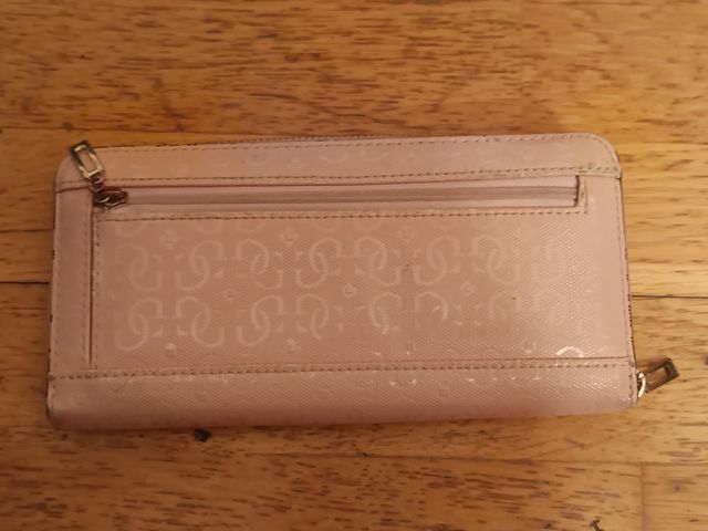 Portafoglio Guess Original rosa 20x10 cm