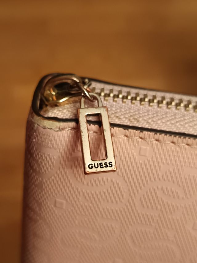 Portafoglio Guess Original rosa 20x10 cm