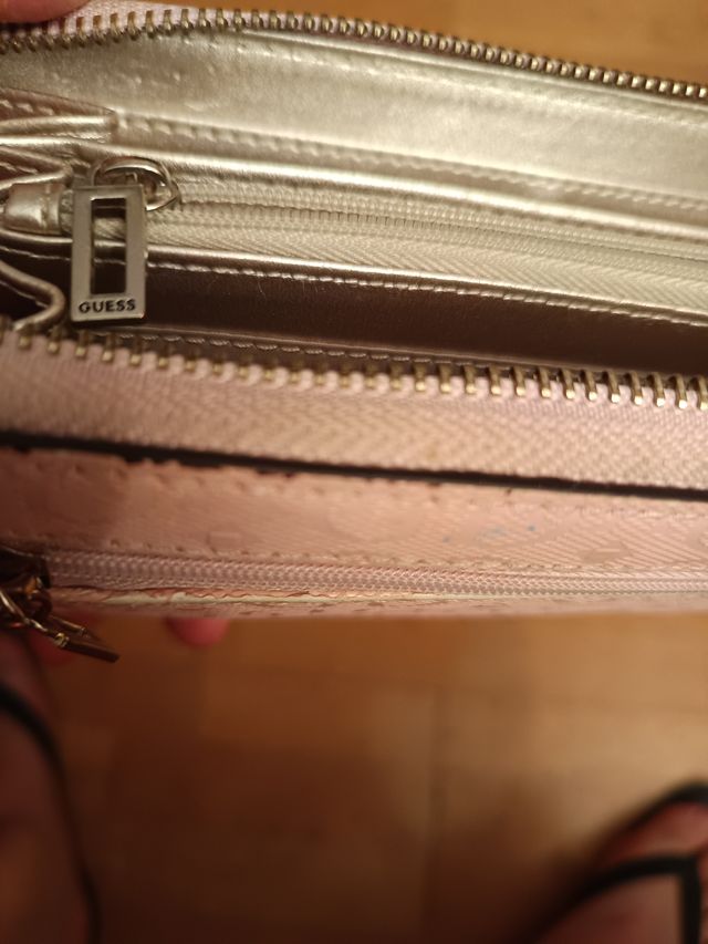 Portafoglio Guess Original rosa 20x10 cm