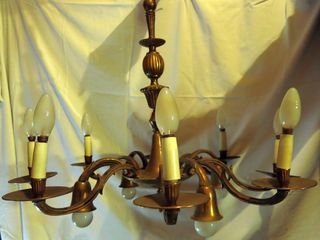 Lámpara de latón/bronce tipo araña