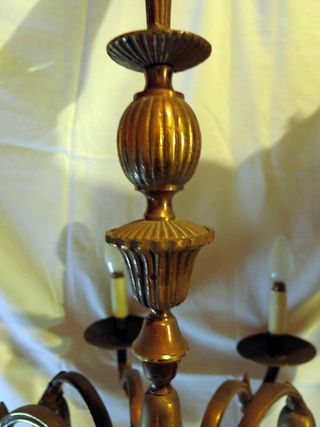 Lámpara de latón/bronce tipo araña