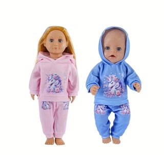 Conjunto tipo Nenuco Rosa Unicornio 43-45 cm