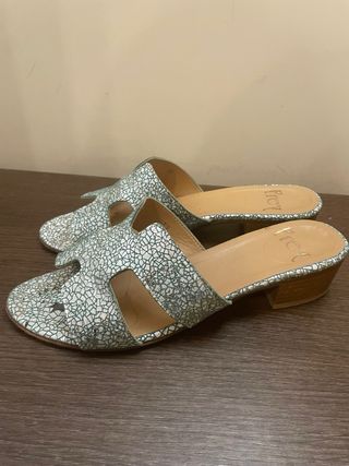 Sandali Frey bassi azzurri