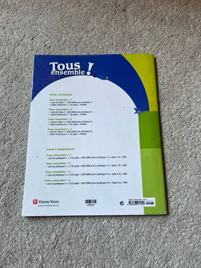 TOUS ENSEMBLE 4 LIVRE DE L'ELEVE + DVD-ROM