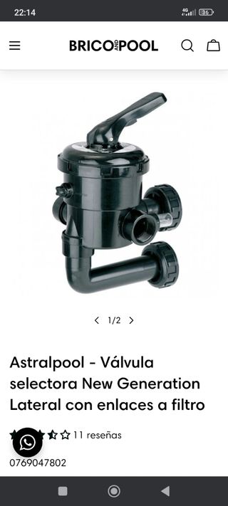 Válvula selectora Astral depuradora