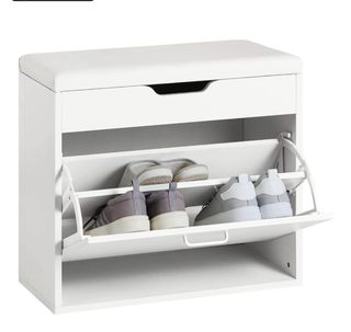 Banco Zapatero con Asiento Blanco